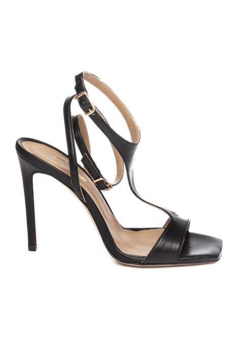 Black 587 sandal WO MILANO | 587NAPPA-NERO